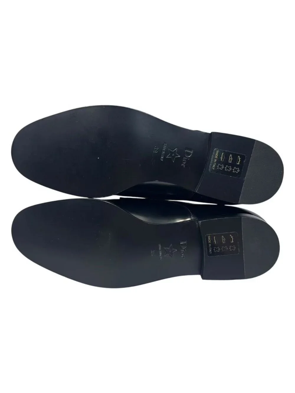 Dior Leather Shoes Black